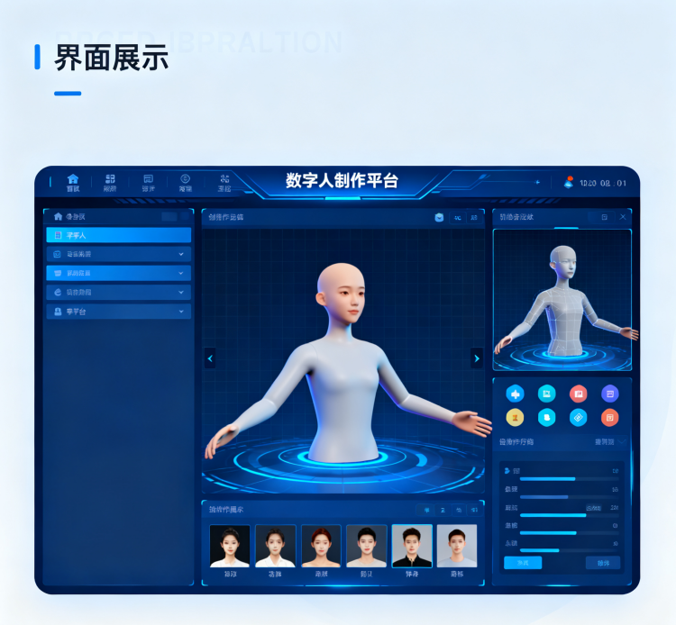 数字人制作平台